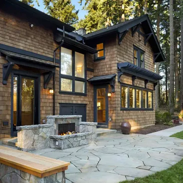 Wood siding